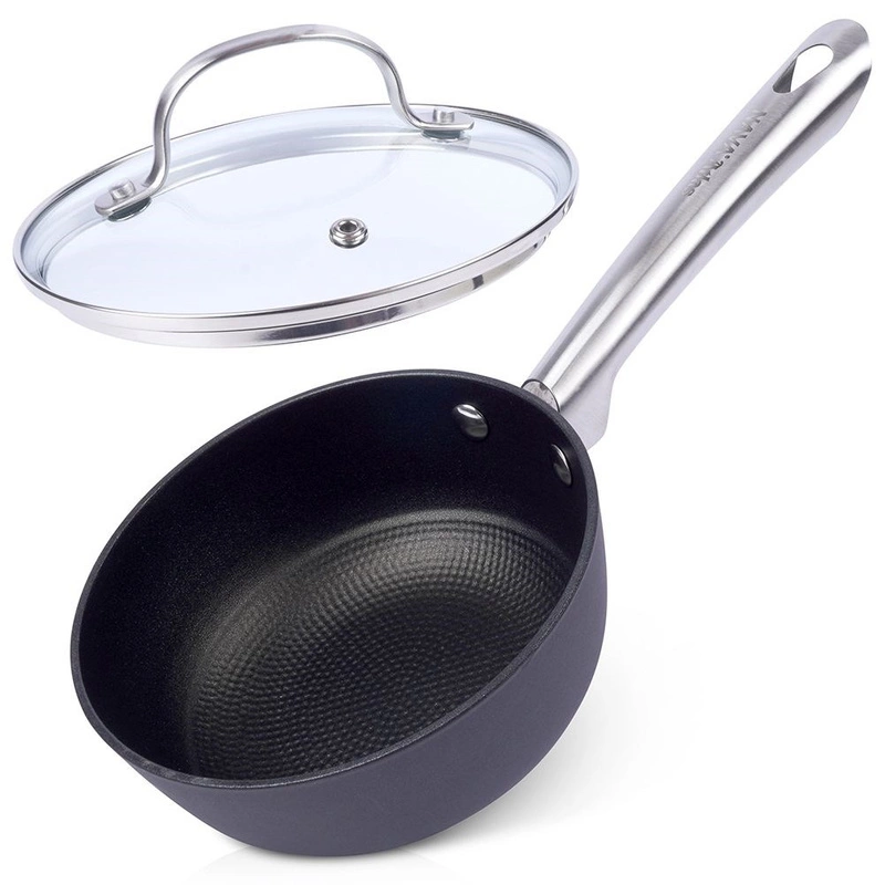 Rondel żeliwny ze szklaną pokrywką ATLAS 16 cm, 1 l